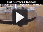 Flat surface cleaners